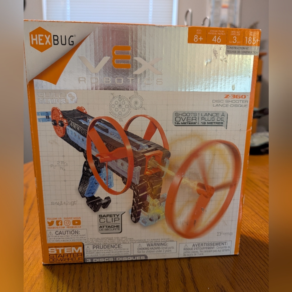 VEX Robotics Z-360 Disc Shooter - Orange. Used. All Parts In Box.